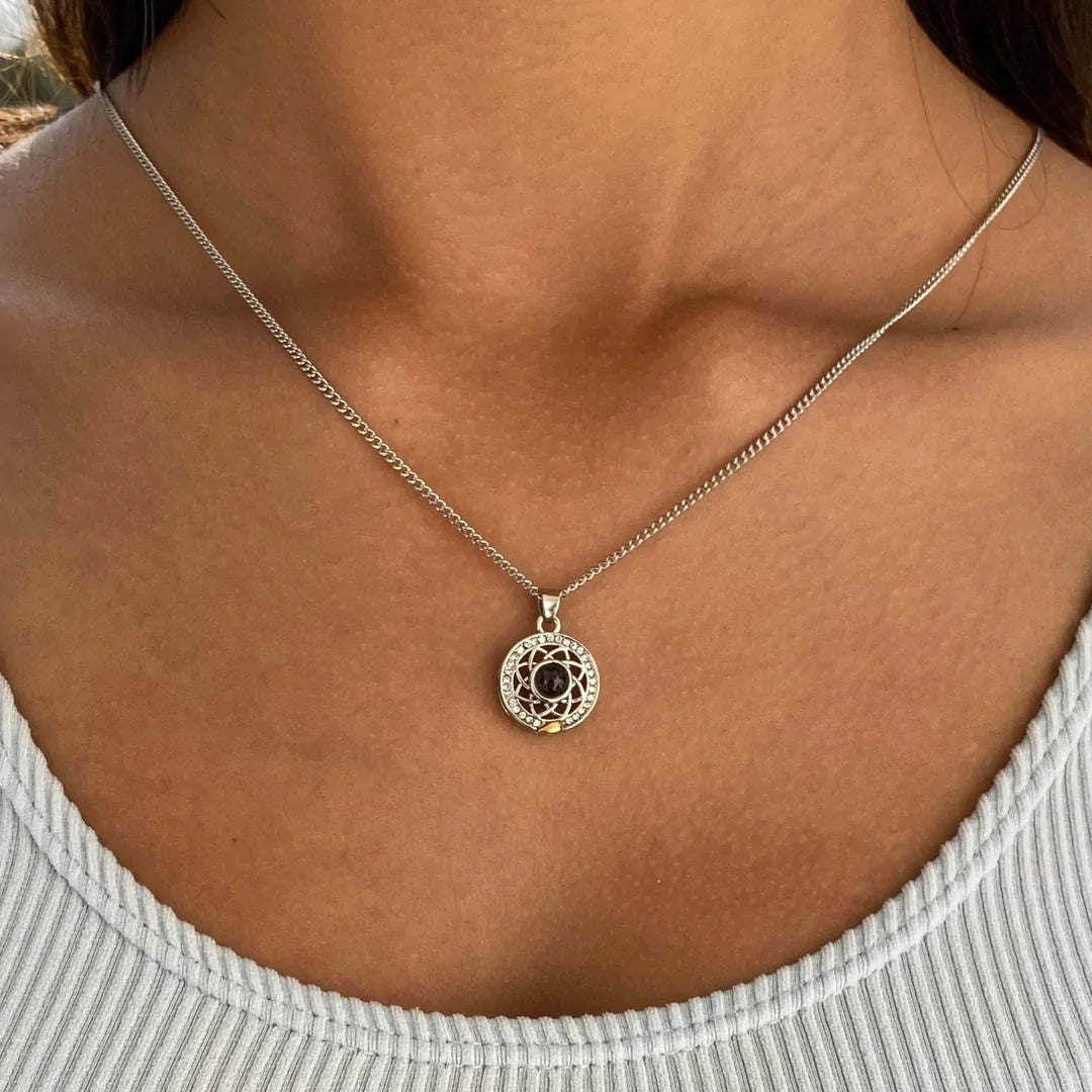 Collar de pareja Sol y Luna